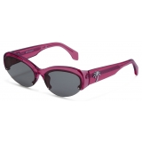 Palm Angels - Palmdale Sunglasses - Pink Dark Grey - Palm Angels Eyewear