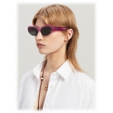 Palm Angels - Occhiali da Sole Palmdale - Rosa Grigio Scuro - Palm Angels Eyewear