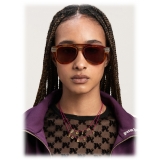 Palm Angels - Paradise Sunglasses - Light Havana Brown - Palm Angels Eyewear