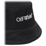 Off-White - Cappello da Pescatore Nero da Libro - Exclusive Luxury Collection