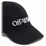 Off-White - Black Bookish Drill Baseball Cap - Exclusive Luxury Collection