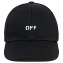 Off-White - Black Baseball Cap - Exclusive Luxury Collection