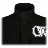 Off-White - Black Phase Varsity Jacket - Exclusive Luxury Collection