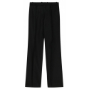 Off-White - Black Virgin Wool Tailored Trousers - Exclusive Luxury Collection