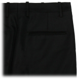 Off-White - Black Virgin Wool Tailored Trousers - Exclusive Luxury Collection