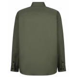 Off-White - Giacca Camicia Verde Militare - Exclusive Luxury Collection