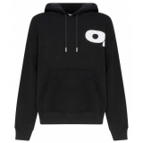 Off-White - Black Shared Logo Hoodie - Exclusive Luxury Collection