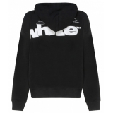 Off-White - Black Shared Logo Hoodie - Exclusive Luxury Collection