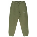 Off-White - Military Green and White Cotton Bookish Track Pants - Exclusive Luxury Collection