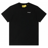 Off-White - T-Shirt con Stampa del Logo in Bianco e Nero - Exclusive Luxury Collection