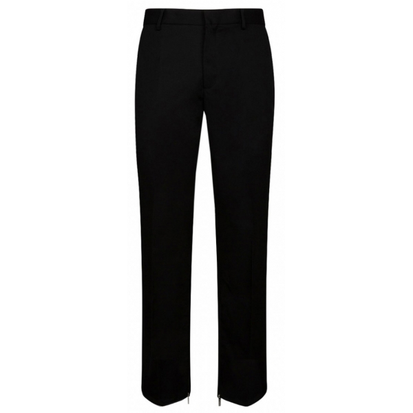 Off-White - Black Wool Trousers - Exclusive Luxury Collection