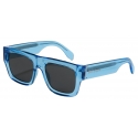 Palm Angels - Pixley Sunglasses - Crystal Blue Dark Grey - Palm Angels Eyewear