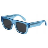 Palm Angels - Pixley Sunglasses - Crystal Blue Dark Grey - Palm Angels Eyewear