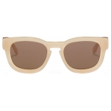 Palm Angels - Riverside Sunglasses - Sand Brown - Palm Angels Eyewear