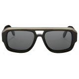 Palm Angels - Stockton Sunglasses - Black Dark Grey - Palm Angels Eyewear