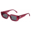 Palm Angels - Yosemite Sunglasses - Pink Dark Grey - Palm Angels Eyewear