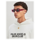 Palm Angels - Yosemite Sunglasses - Pink Dark Grey - Palm Angels Eyewear