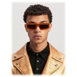 Palm Angels - Yreka Sunglasses - Orange Dark Grey - Palm Angels Eyewear