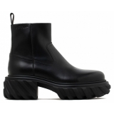 Off-White - Black Exploration Motor Boots - Exclusive Luxury Collection