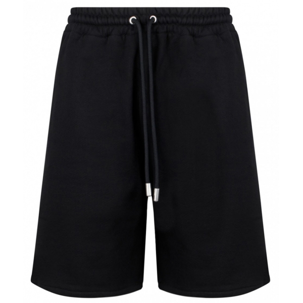 Off-White - Black Cotton Shorts - Exclusive Luxury Collection