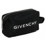 Givenchy - Black G-Zip Toilet Pouch - Givenchy Exclusive Luxury Collection