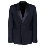 Givenchy - Blazer in Lana Blu Notte - Givenchy Exclusive Luxury Collection