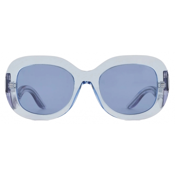 Giorgio Armani - Women’s Oval Sunglasses - Light Blue - Sunglasses - Giorgio Armani Eyewear