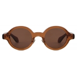 Giorgio Armani - Men’s Oval Sunglasses - Brown - Sunglasses - Giorgio Armani Eyewear