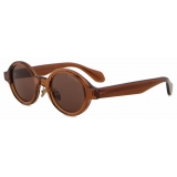 Giorgio Armani - Men’s Oval Sunglasses - Brown - Sunglasses - Giorgio Armani Eyewear