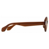 Giorgio Armani - Men’s Oval Sunglasses - Brown - Sunglasses - Giorgio Armani Eyewear