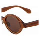 Giorgio Armani - Men’s Oval Sunglasses - Brown - Sunglasses - Giorgio Armani Eyewear