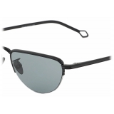 Giorgio Armani - Occhiali da Sole Semi-Rimless - Nero - Occhiali da Sole - Giorgio Armani Eyewear