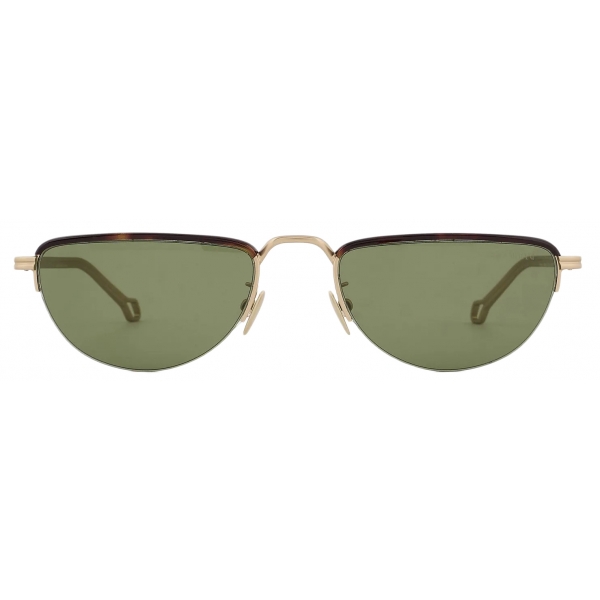 Giorgio Armani - Semi-Rimless Sunglasses - Gold - Sunglasses - Giorgio Armani Eyewear