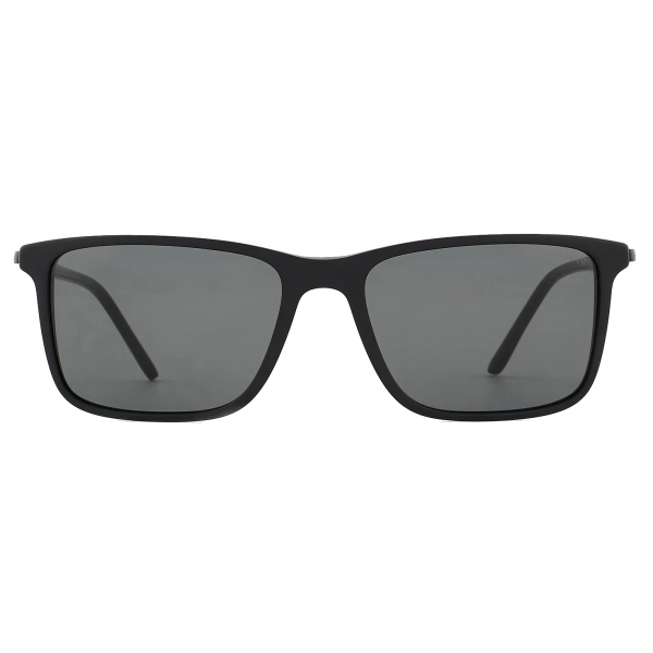 Giorgio Armani - Occhiali da Sole Uomo Forma Rettangolare - Nero - Occhiali da Sole - Giorgio Armani Eyewear