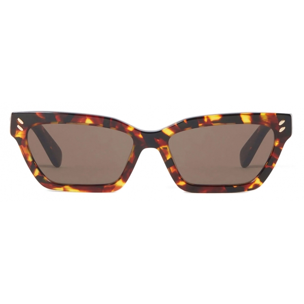 Stella McCartney - Occhiali da Sole Rettangolari - Havana Arancione - Occhiali da Sole - Stella McCartney Eyewear