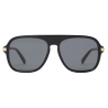 Stella McCartney - Straight-Edge Sunglasses - Glossy Black Gold - Sunglasses - Stella McCartney Eyewear