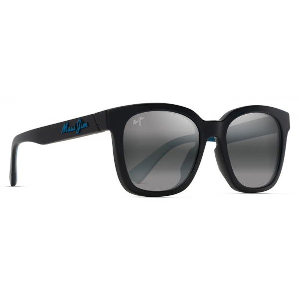 Maui Jim - Honua Asian Fit - Matte Black with Gradient Effect Neutral Grey - Polarized Classic