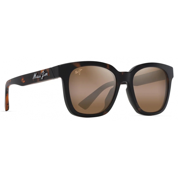 Maui Jim - Honua Asian Fit - Matte Dark Havana HCL® Bronze - Polarized Classic Sunglasses