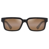 Maui Jim - Hiapo Asian Fit - Matte Dark Havana HCL® Bronze - Polarized Rectangular Sunglasses