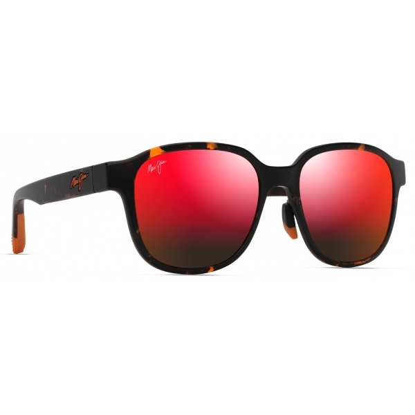 Maui Jim - Noa Asian Fit - Avana Scuro Opaco Hawaii Lava™ - Occhiali da Sole Polarizzati