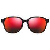 Maui Jim - Noa Asian Fit - Avana Scuro Opaco Hawaii Lava™ - Occhiali da Sole Polarizzati