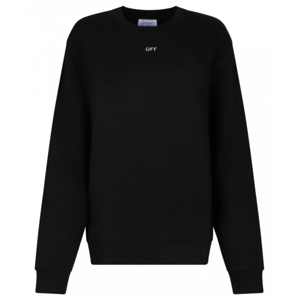 Off-White - Black Arrows Embroidered Sweatshirt - Exclusive Luxury Collection