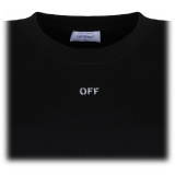 Off-White - Felpa con Ricamo Nero Arrows - Exclusive Luxury Collection