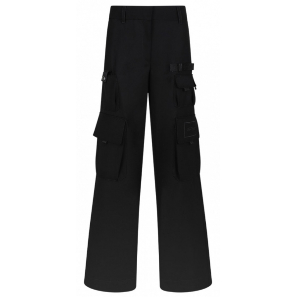 Off-White - Black Wo Gab Toybox Cargo Trousers - Exclusive Luxury Collection