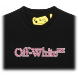 Off-White - Black and Pink T-Shirt - Exclusive Luxury Collection