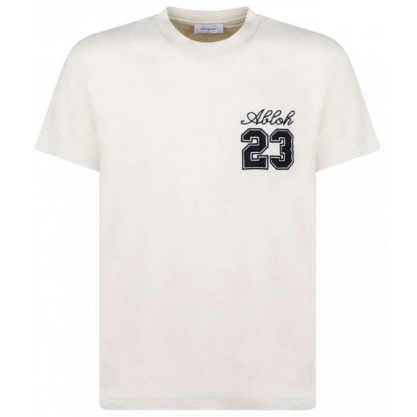 Off-White - 23 Skate T-Shirt - Light Beige - Exclusive Luxury Collection