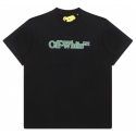 Off-White - Black and Green T-Shirt - Exclusive Luxury Collection