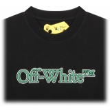 Off-White - Black and Green T-Shirt - Exclusive Luxury Collection