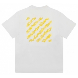 Off-White - White and Yellow T-Shirt - Exclusive Luxury Collection