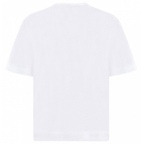 Off-White - T-Shirt con Stampa Logo Bianco - Exclusive Luxury Collection